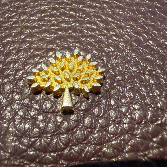 🍷 Mulberry Continental Tree Small Classic Wallet – Oxblood Grained Leather 🍷 - Picture 4 of 11